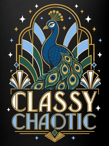 Classy Chaotic Pfau Art Deco