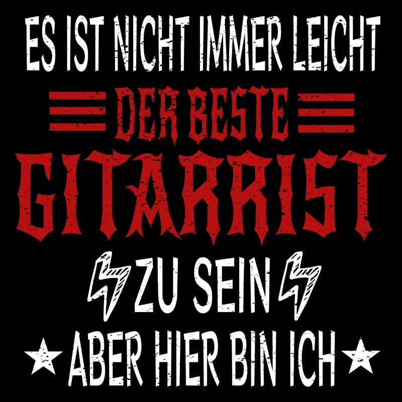 Bester Gitarrist E-Gitarre Rock Musiker Spruch