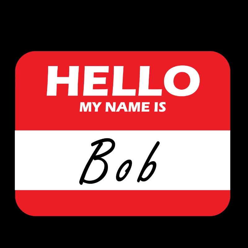 HELLO MY NAME IS BOB