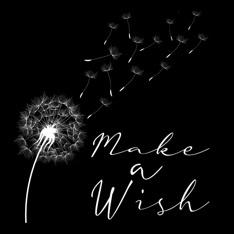 Make a wish Pusteblume Löwenzahn Leichtigkeit
