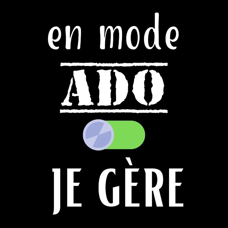 t-shirt ado. Idée cadeau adolescent.