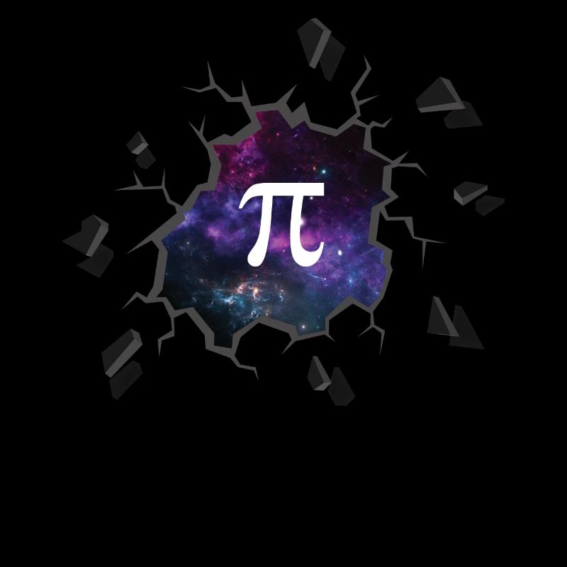 PI math symbol galaxy space stars universe