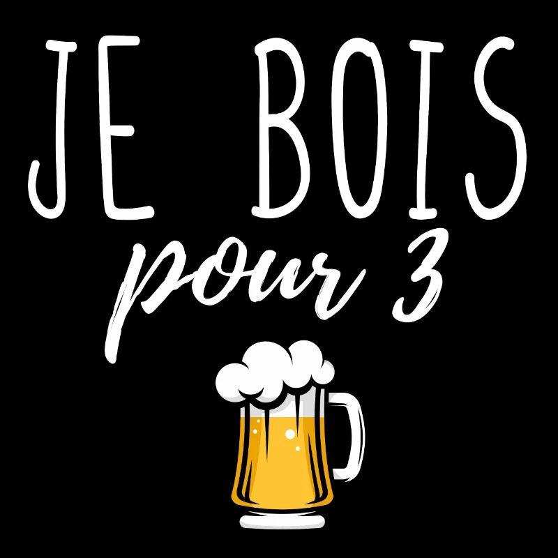 Je bois pour 3