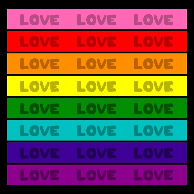 Cher drapeau arc-en-ciel