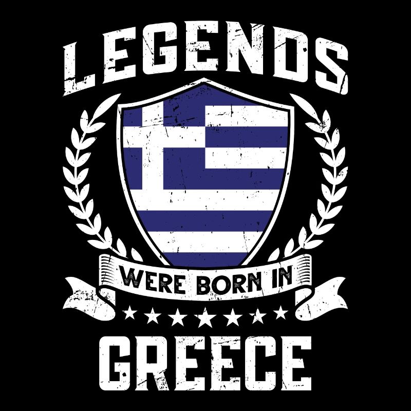 Vintage Design Drapeau Grec Grèce
