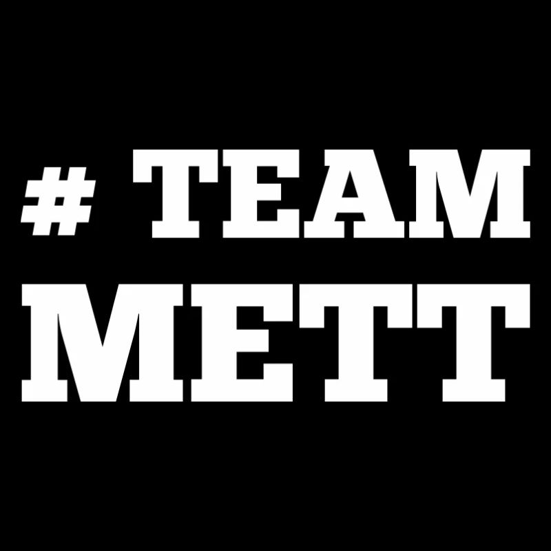 Team Mett Hackfleisch Hackepeter Mettbrötchen Mett