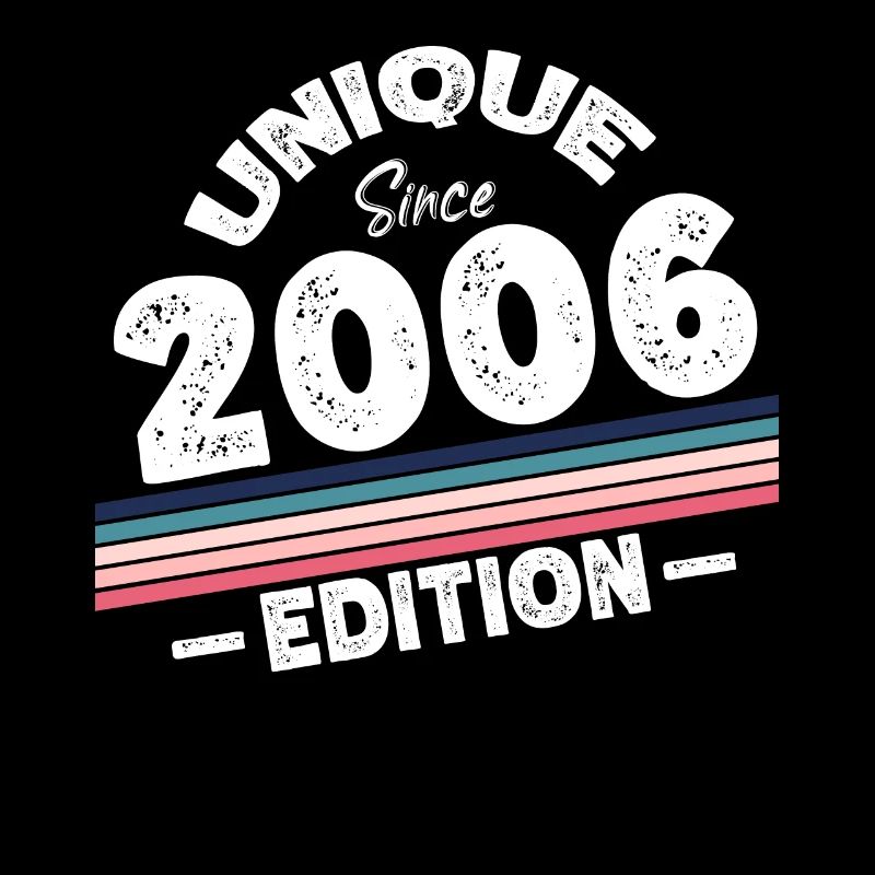 Unique Since 2006 Edition Birthday Vintage 2006