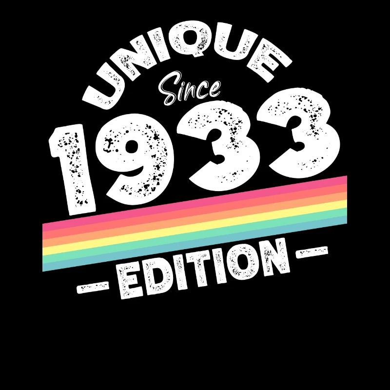 Unique since 1933 Edition Birthday Vintage 1933