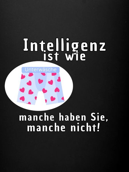 Intelligence and underwear