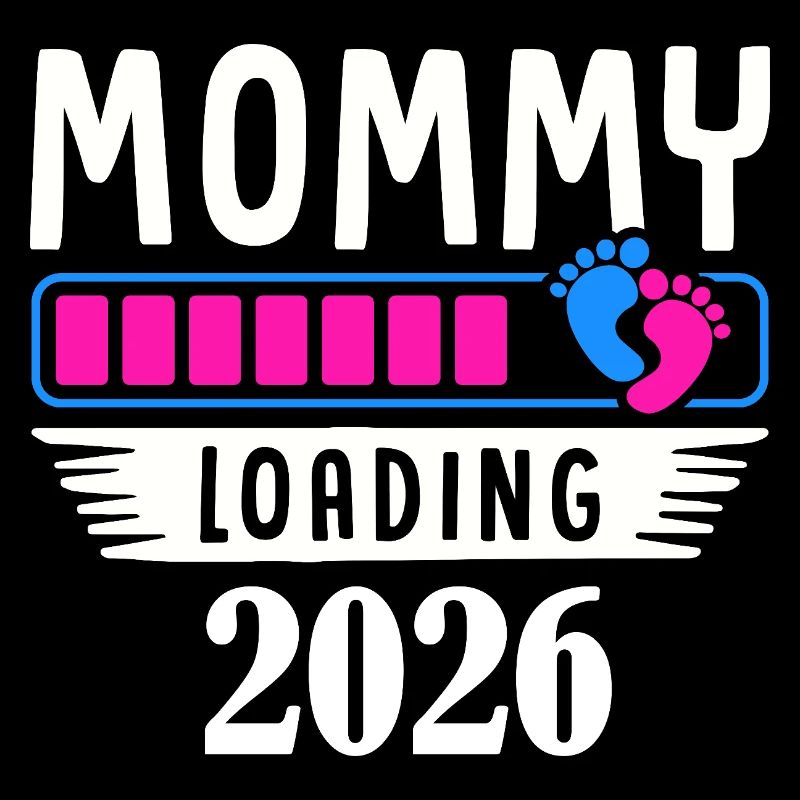 Mommy Loading Annonce de grossesse 2026
