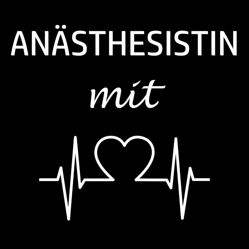 Anästhesistin mit Herz