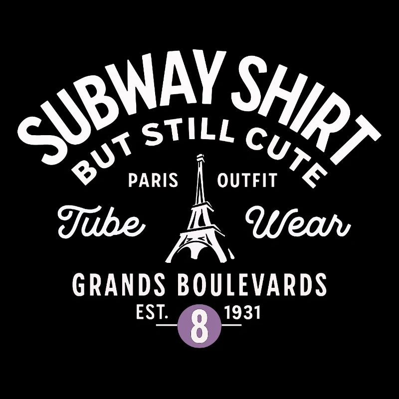 Pariser U-Bahn-Hemd Grands Boulevards