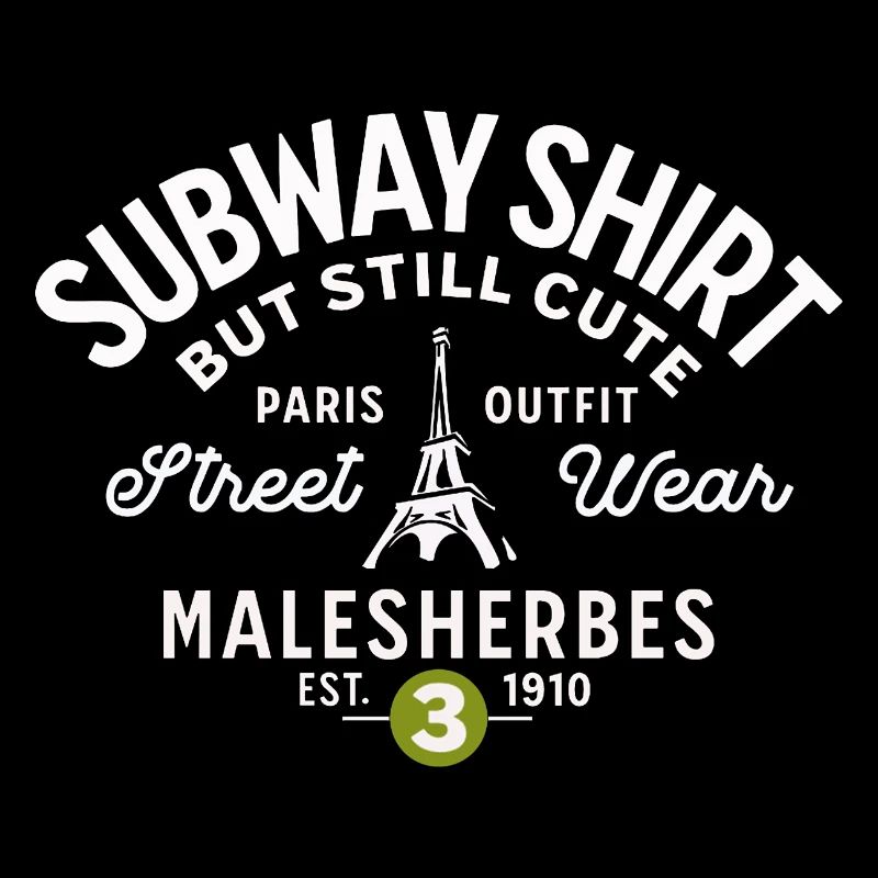 Pariser U-Bahn-Hemd malesherbes