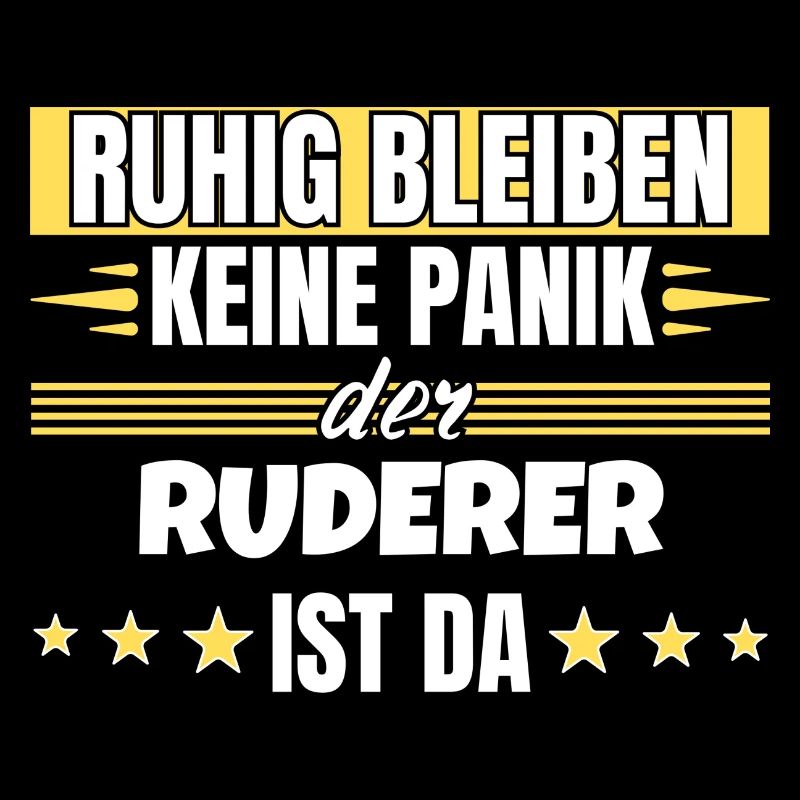Ruhig bleiben ich bin Ruderer