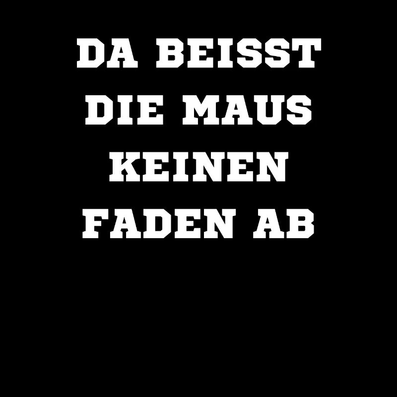 Since the mouse does not bite off a thread