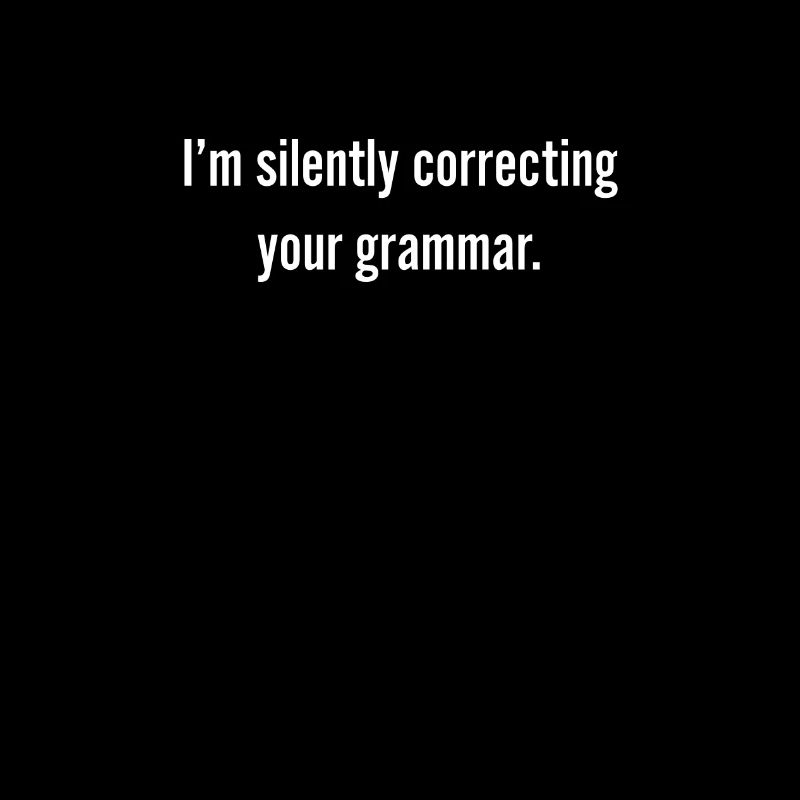 Cadeau de professeur d'anglais de la grammaire