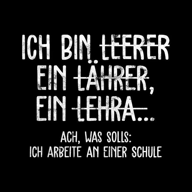 Lehrer Deutsch witziges Geschenk
