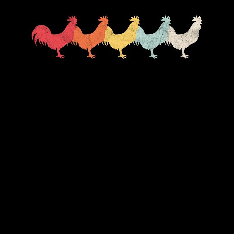 Chicken chickens retro