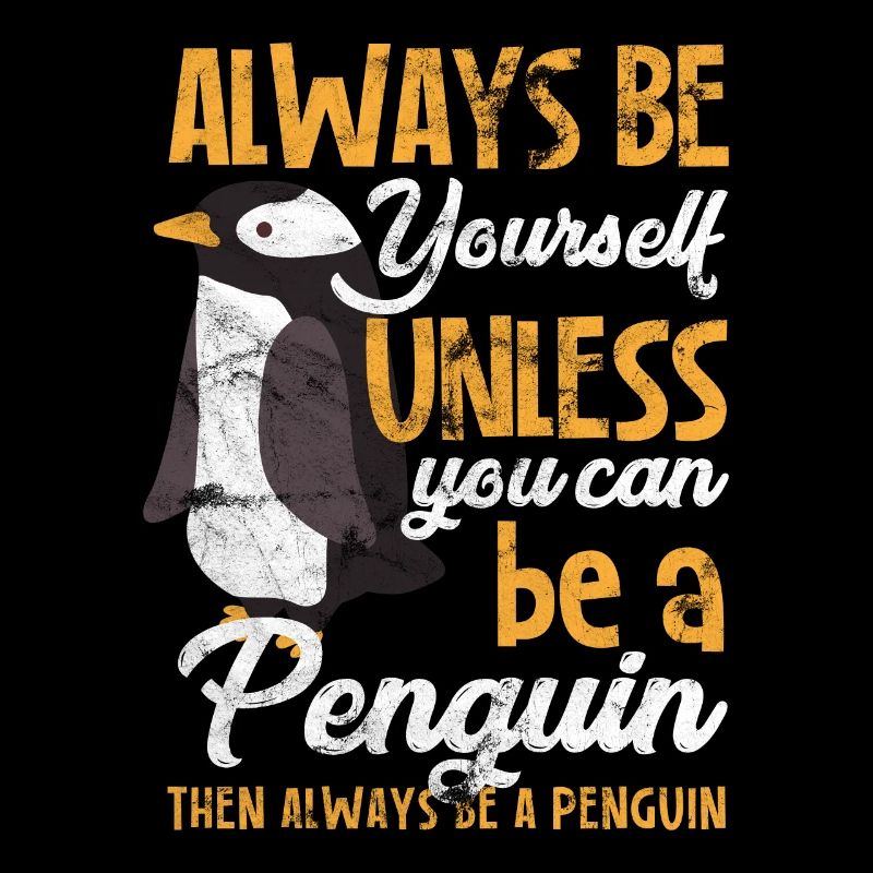 Cadeau drôle d'animal pingouin