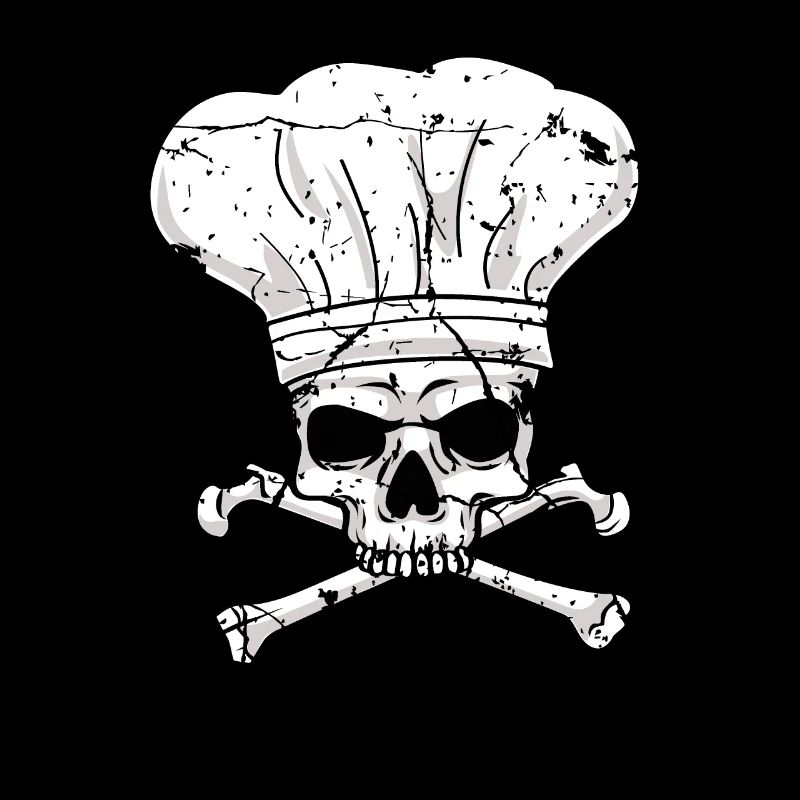 Crâne Chef Griller Hobby Chef Chef