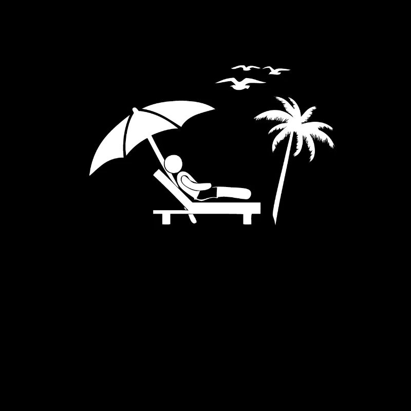 Cadeau de chaise longue de plage soleil d'été