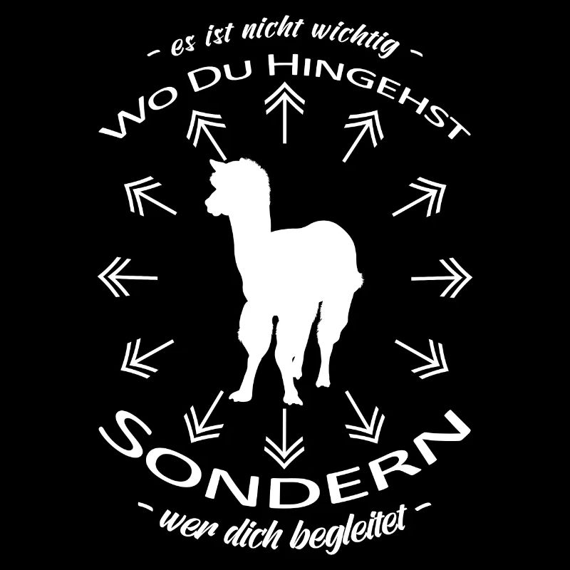 Wandern Spruch Wanderung Alpaka Team