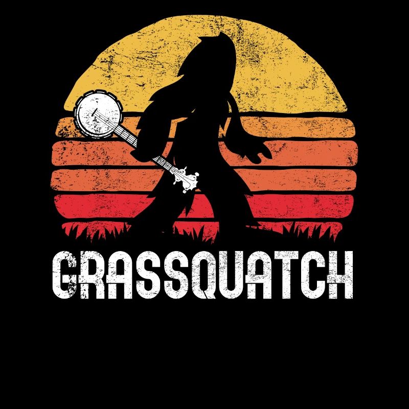 Bluegrass witzige Retro Vintage Geschenkidee