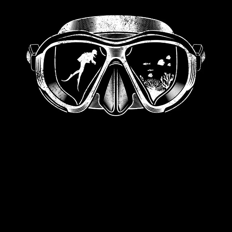 Tauchen Taucher Taucherbrille Geschenk