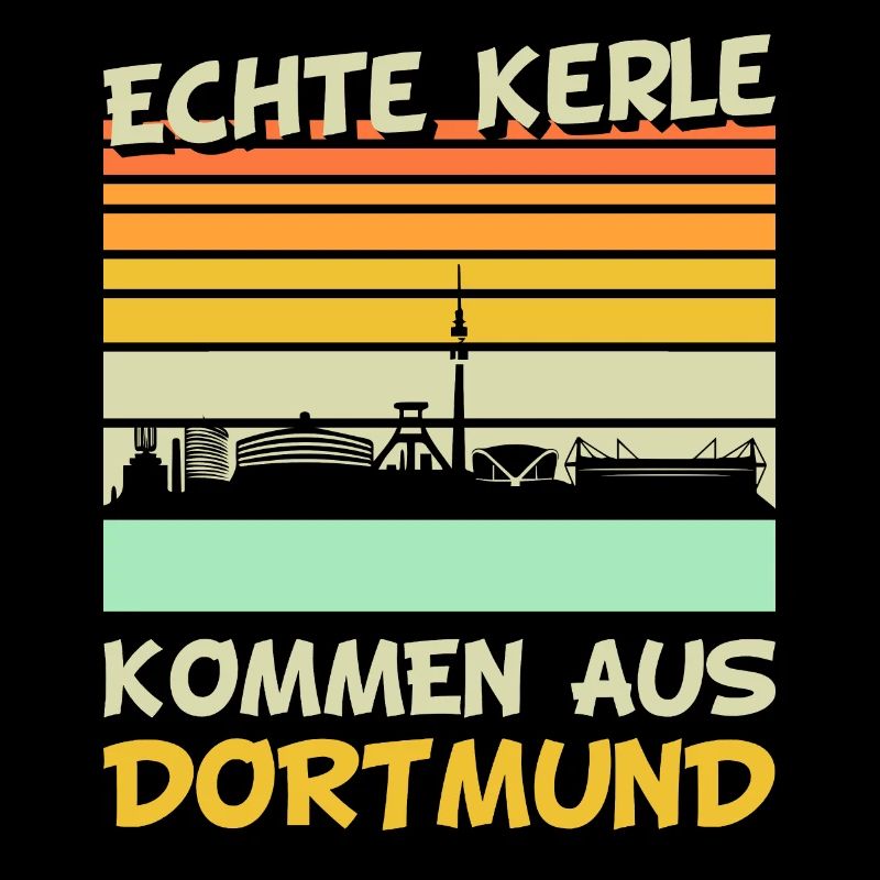 Dortmund Dortmunder Skyline Männer Geschenk