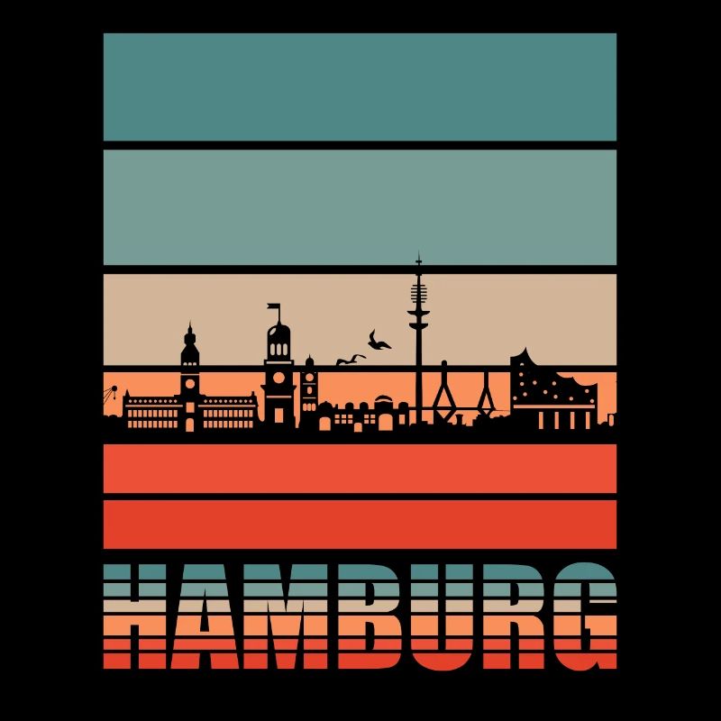 Hamburg HH Hansestadt Hamburger Geschenk