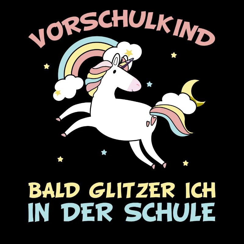 Vorschulkind Schule Vorschule Einhorn Mädchen