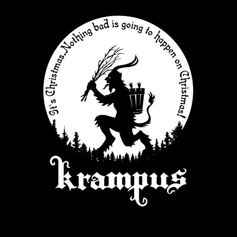 Krampus Noël drôle phrase noël