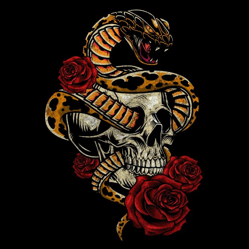 Skull Hardrock Biker