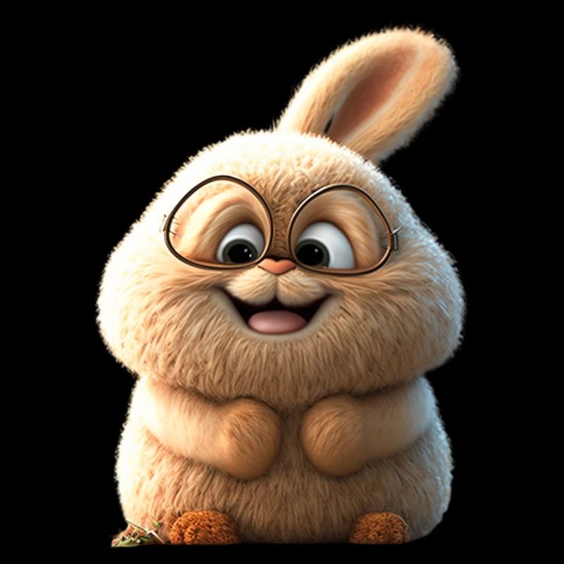 Cartoon rabbit