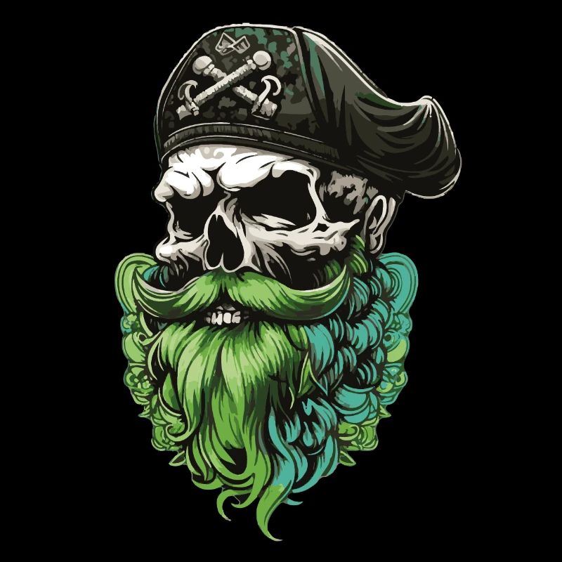 Old man with beard and hat