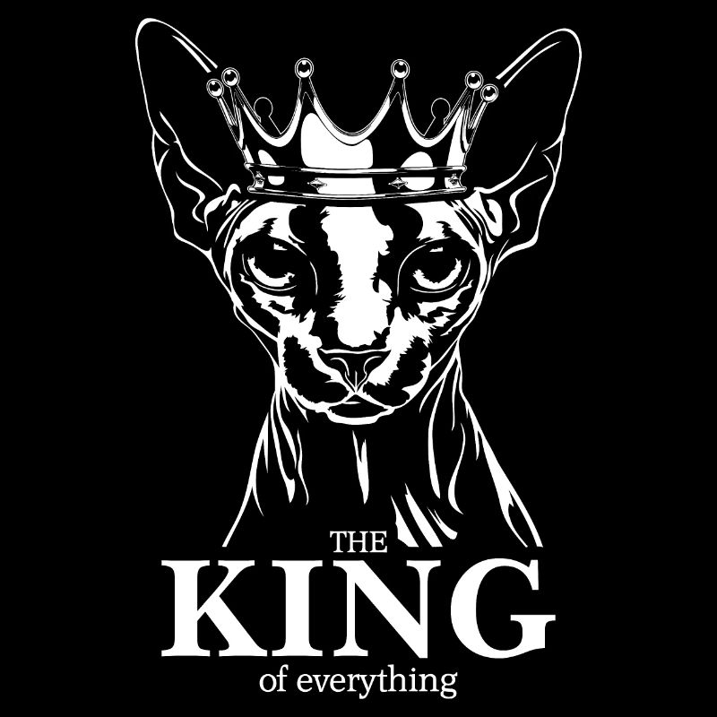 Sphynx Roi de tout Chat Disant Chats Chat Chat