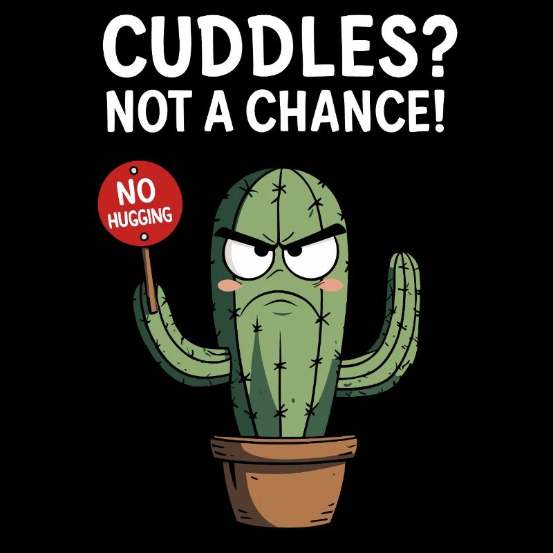 Cactus sarcastique - Pas de câlins