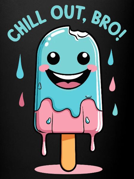 Dessin animé popsicle drôle