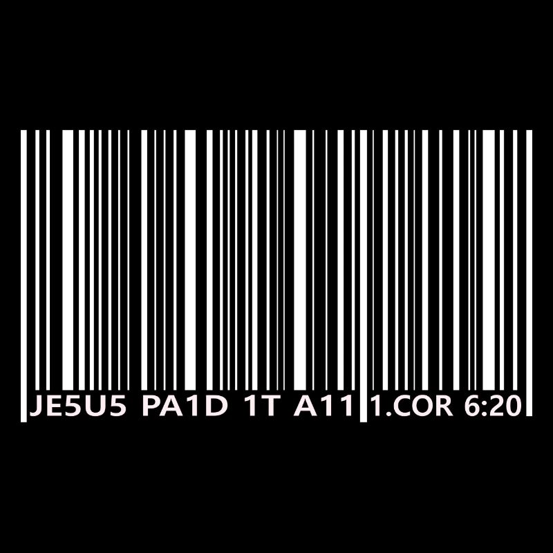 Jesus paid it all / Strichcode / 1. Korinther 6:20