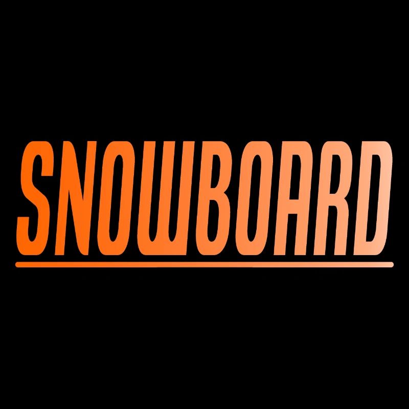 SNOWBOARD GESCHENK SPORT SNOWBOARDER