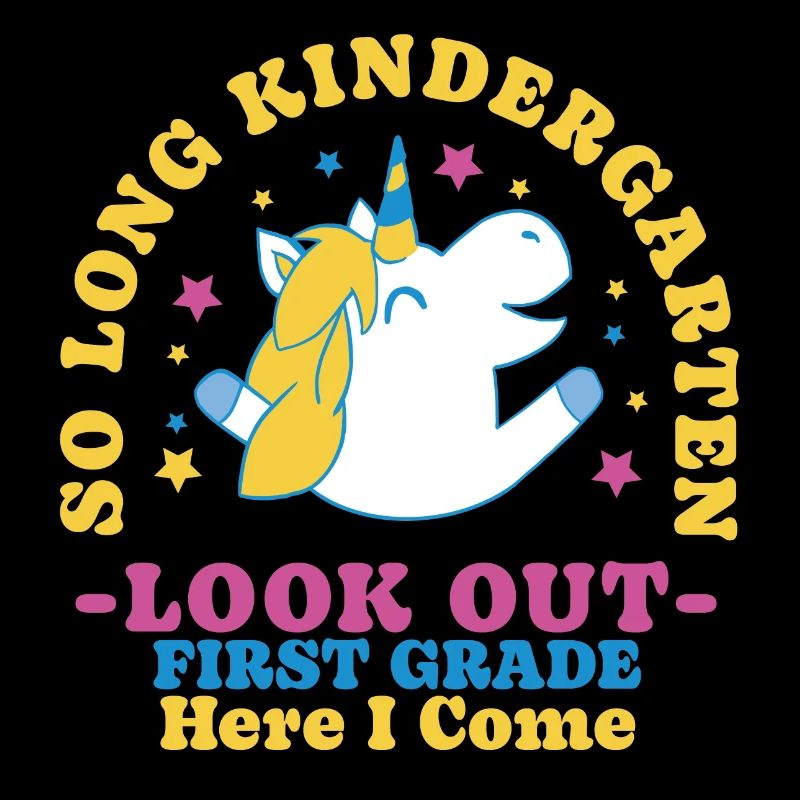 Einschulung Einhorn Tschüss Kindergarten