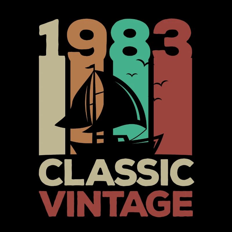 1983 Classic Vintage Sailing 40e anniversaire