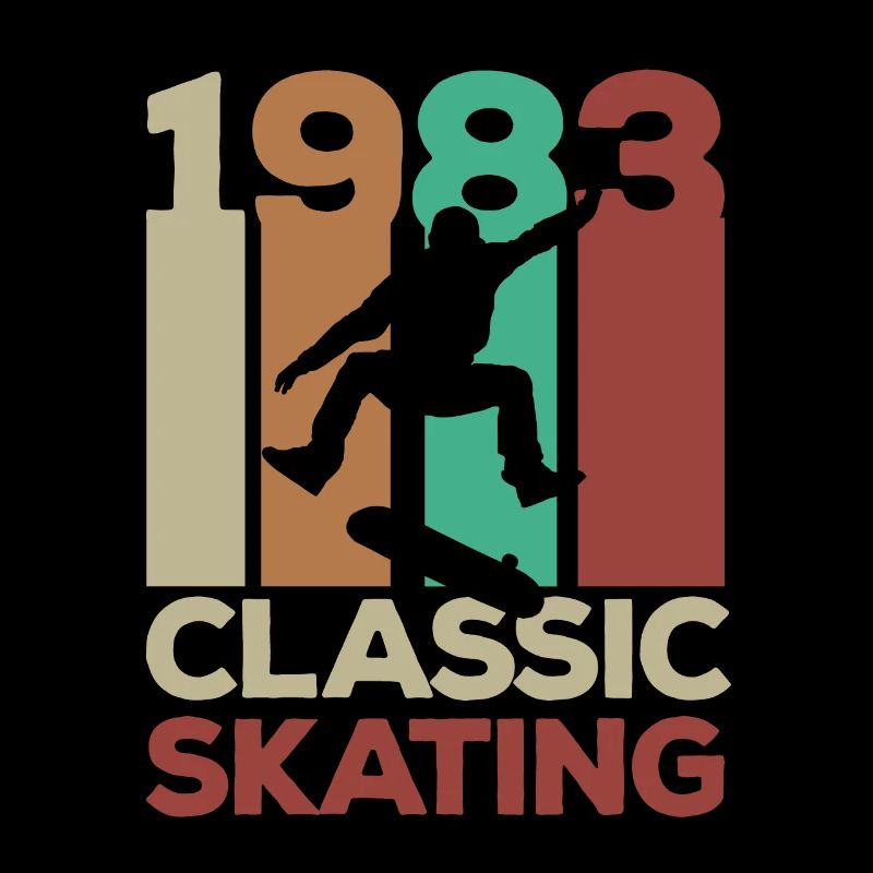 1983 Classic Vintage Skateboarder 40.