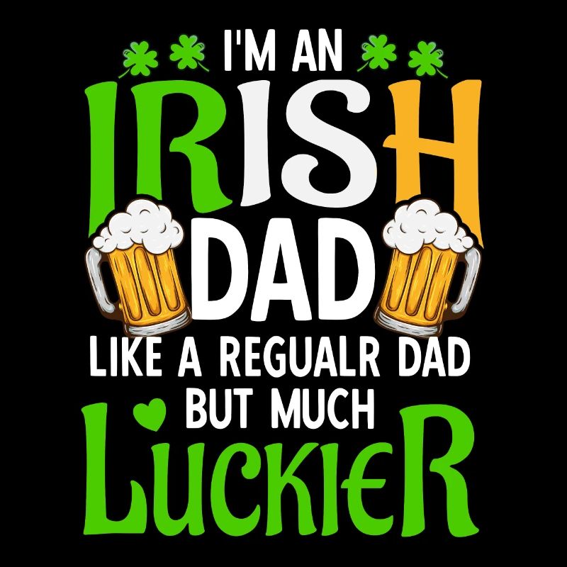 Drôle de père irlandais de la Saint-Patrick