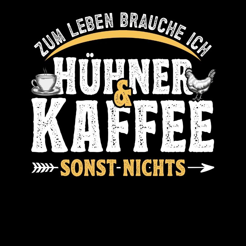 Hühnerbauer Huhn Hühner und Kaffee