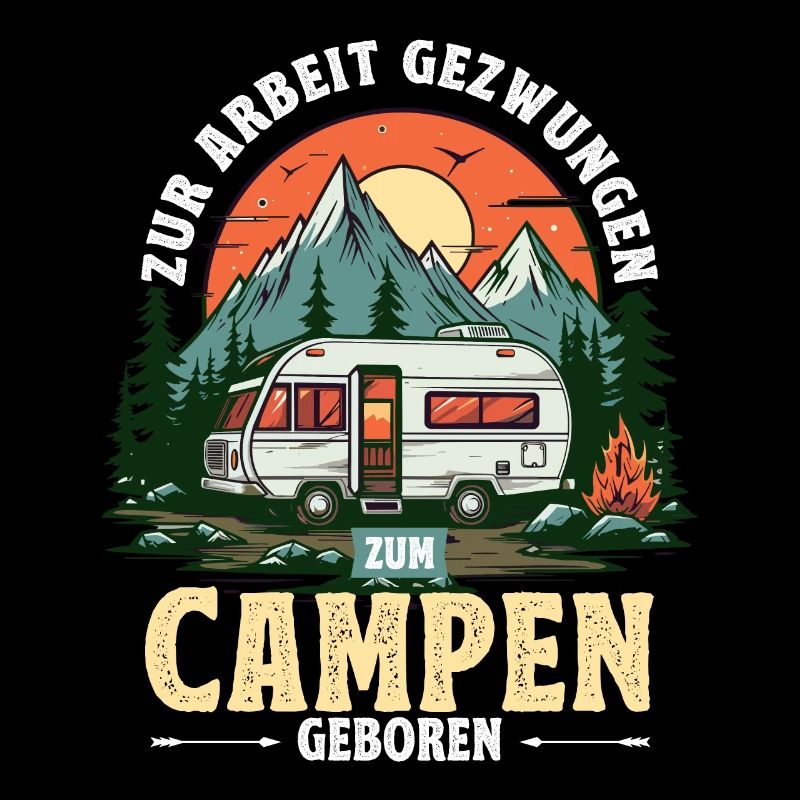 Campeur forcé de travailler pour camper