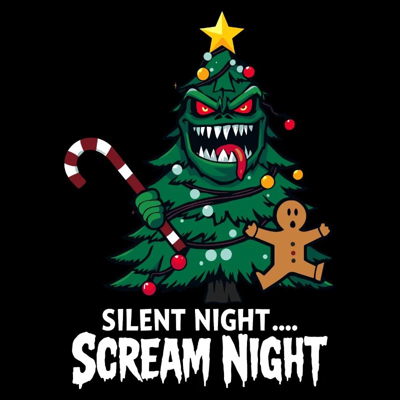 Sapin de Noël effrayant – Douce nuit