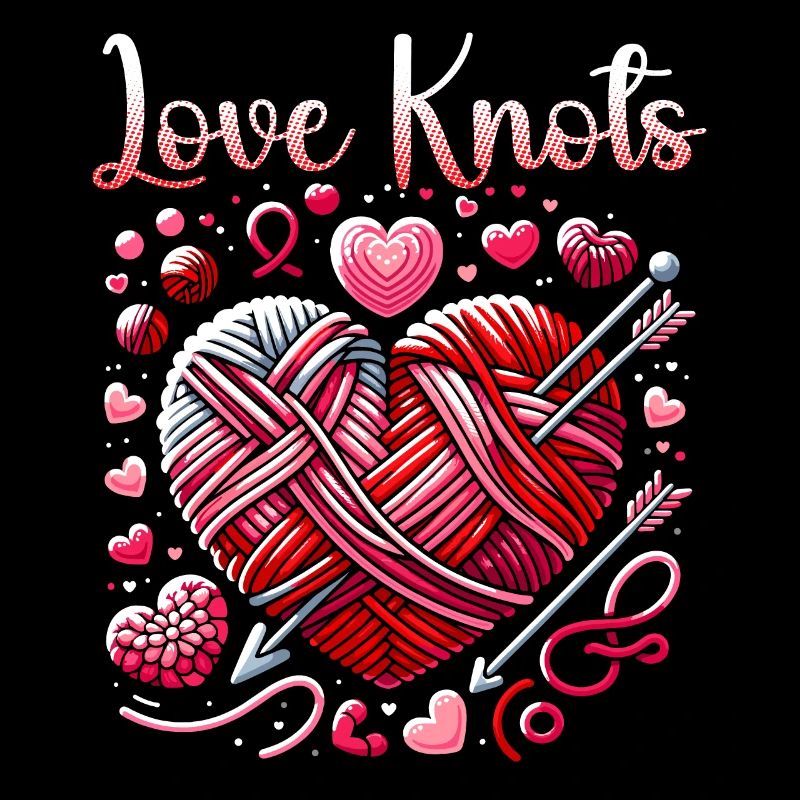 February 14 Valentine's Day Crochet Knitting Sewing