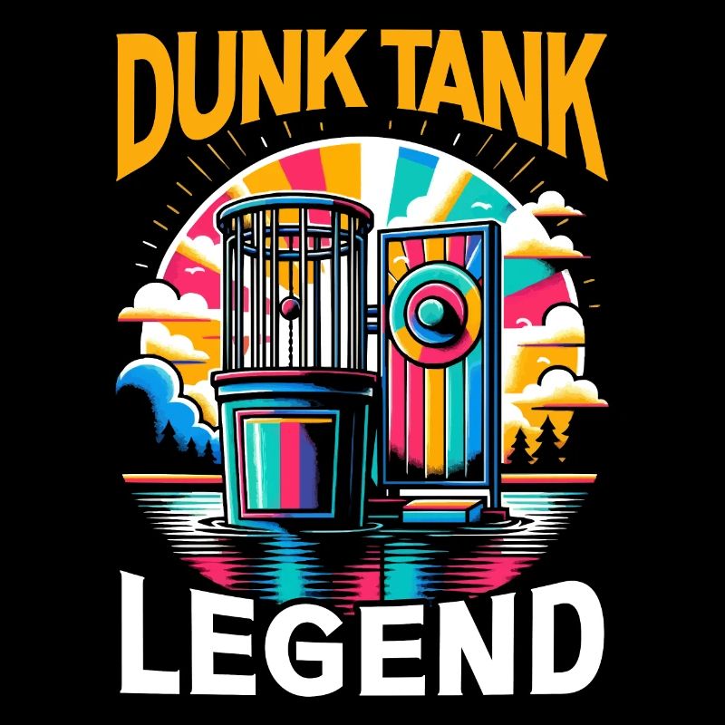 Dunk Tank Carnival Fair Circus Goer Dunking Booth