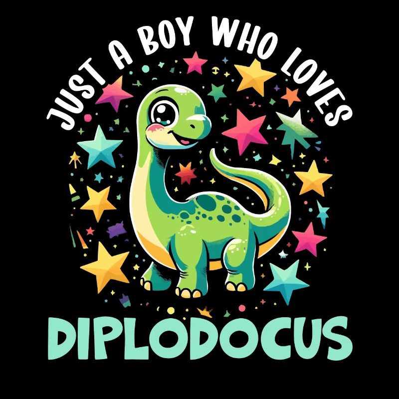 Dinosaur Lover Dino Diplodocus